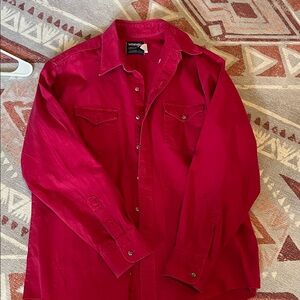 Wrangler Crimson Long Sleeve Shirt